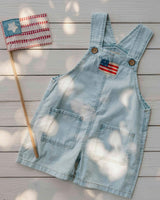 Overalls in Denim American Flag