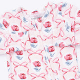 Leslie Rose - 2 Way Ruffle Back Zipper Footie