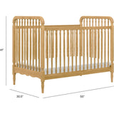 Liberty 3-In-1 Convertible Spindle Crib & Toddler Bed Conversion Kit