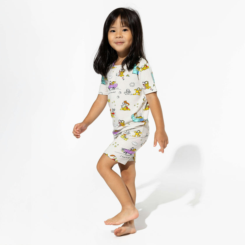 Garfield & Friends Bamboo Kids Pajama Short Set
