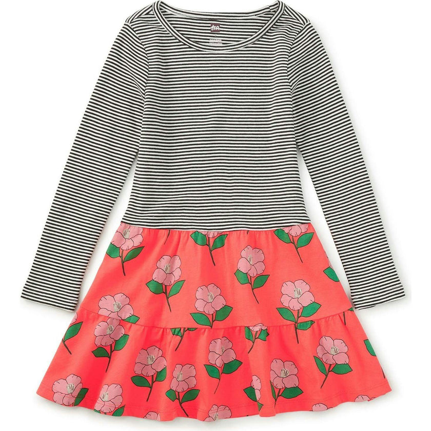 Tiered Skirted Twirl Dress, Multi