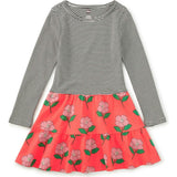 Tiered Skirted Twirl Dress, Multi