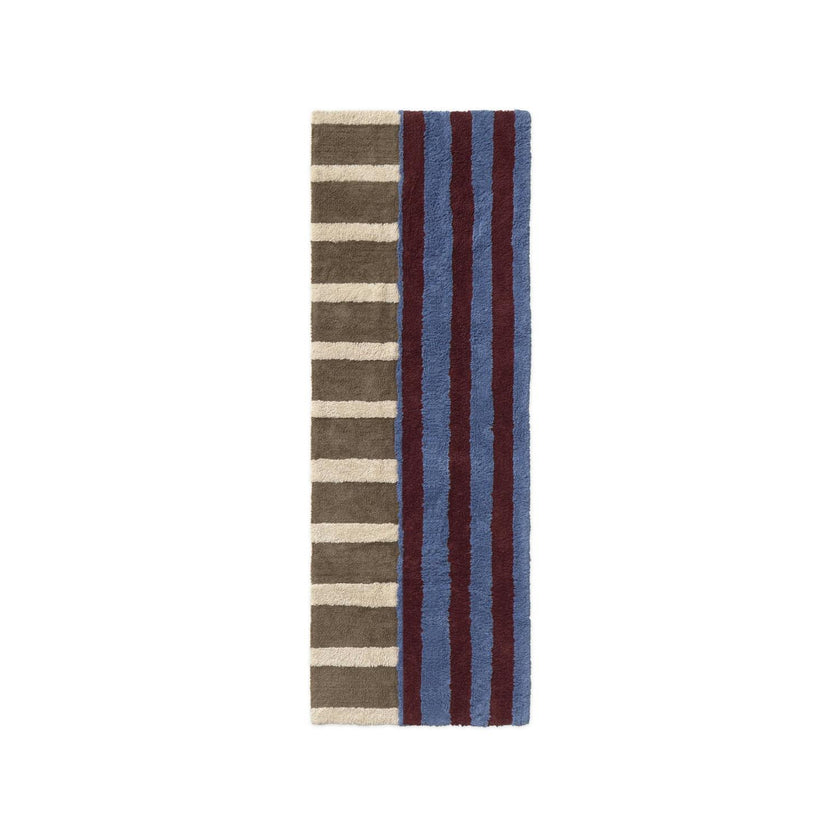 Washable Rug Color On Indigo Blue