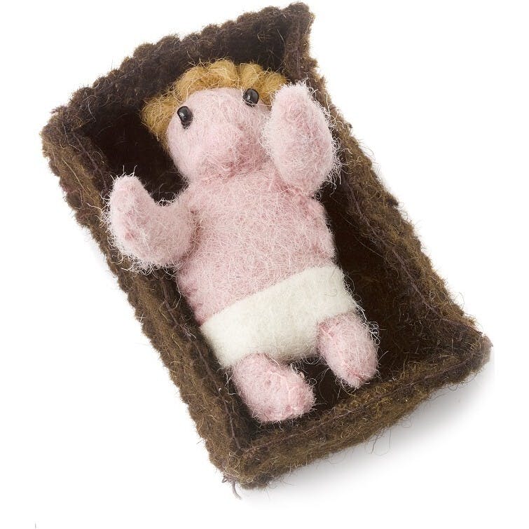 Handmade Christmas Nativity Scene in Hand Felted Wool