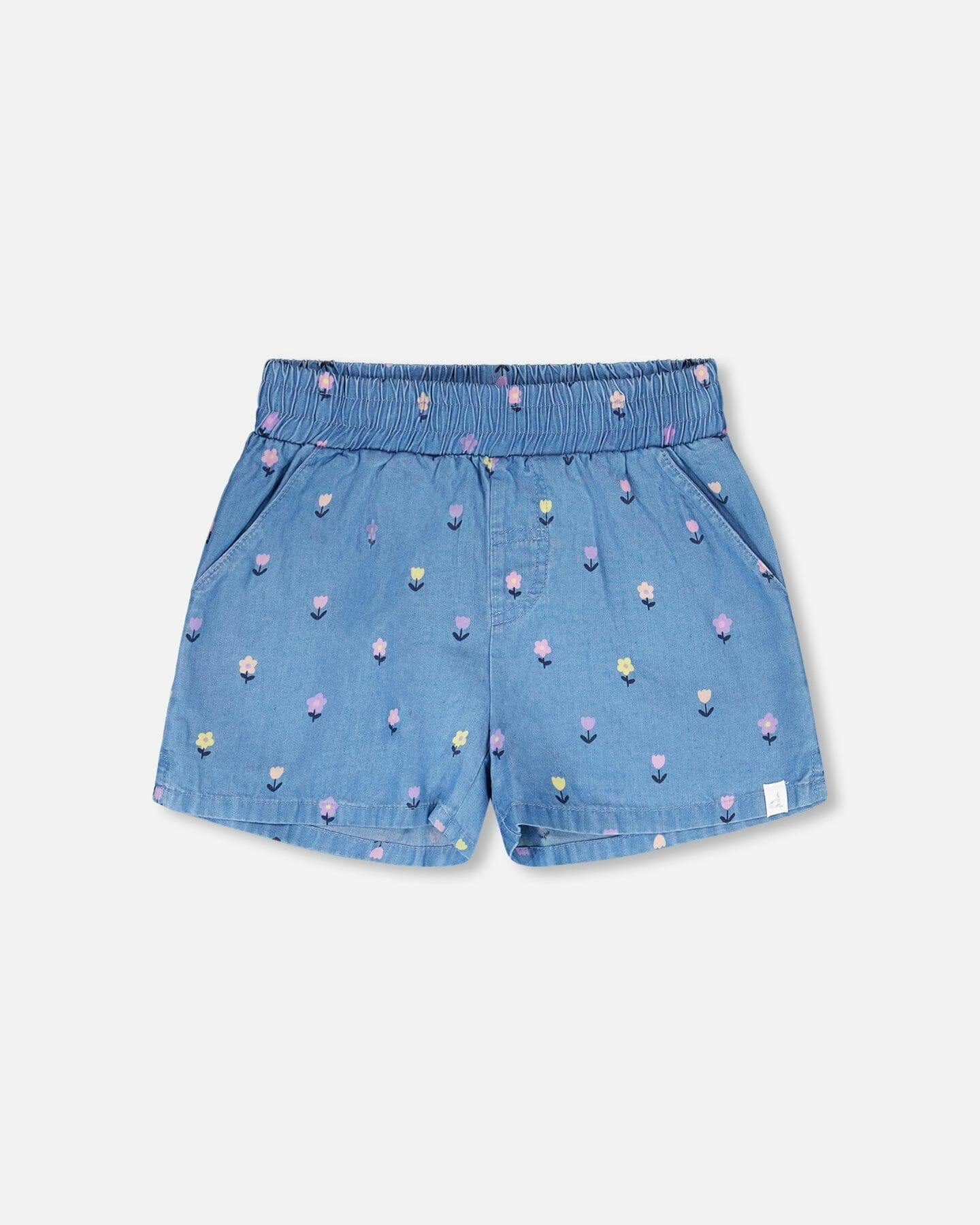 Chambray Shorts