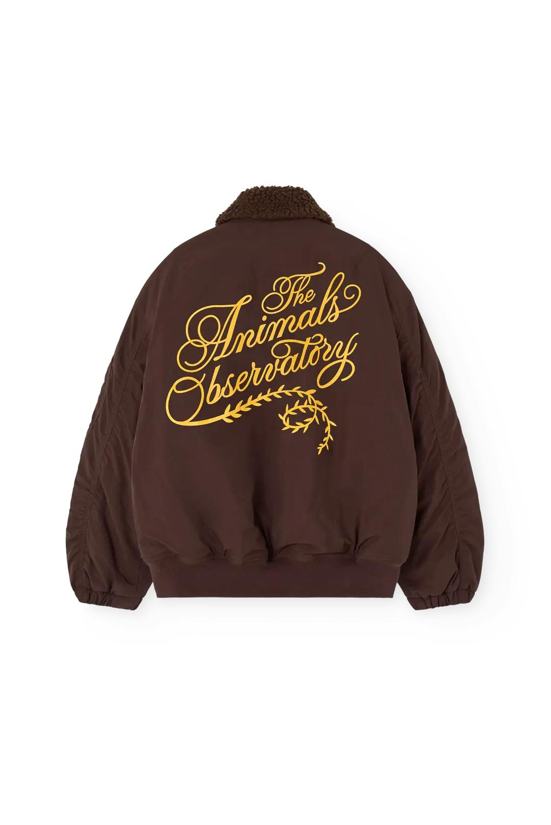 Dark Brown Homard Bomber Jacket