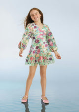 Rachelle Embroidered Mini Dress