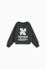 TNS Logo Sweatshirt Dark Grey Melange