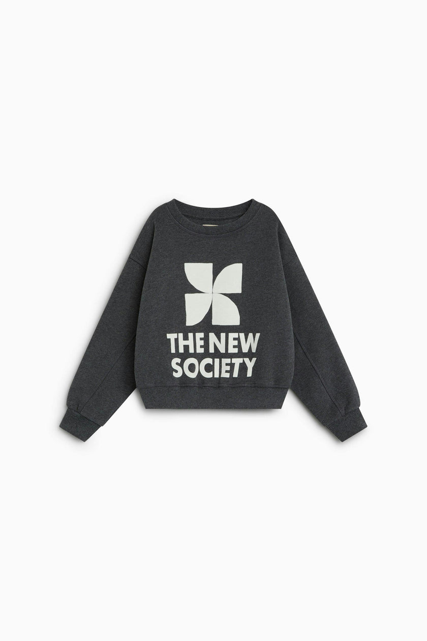 TNS Logo Sweatshirt Dark Grey Melange