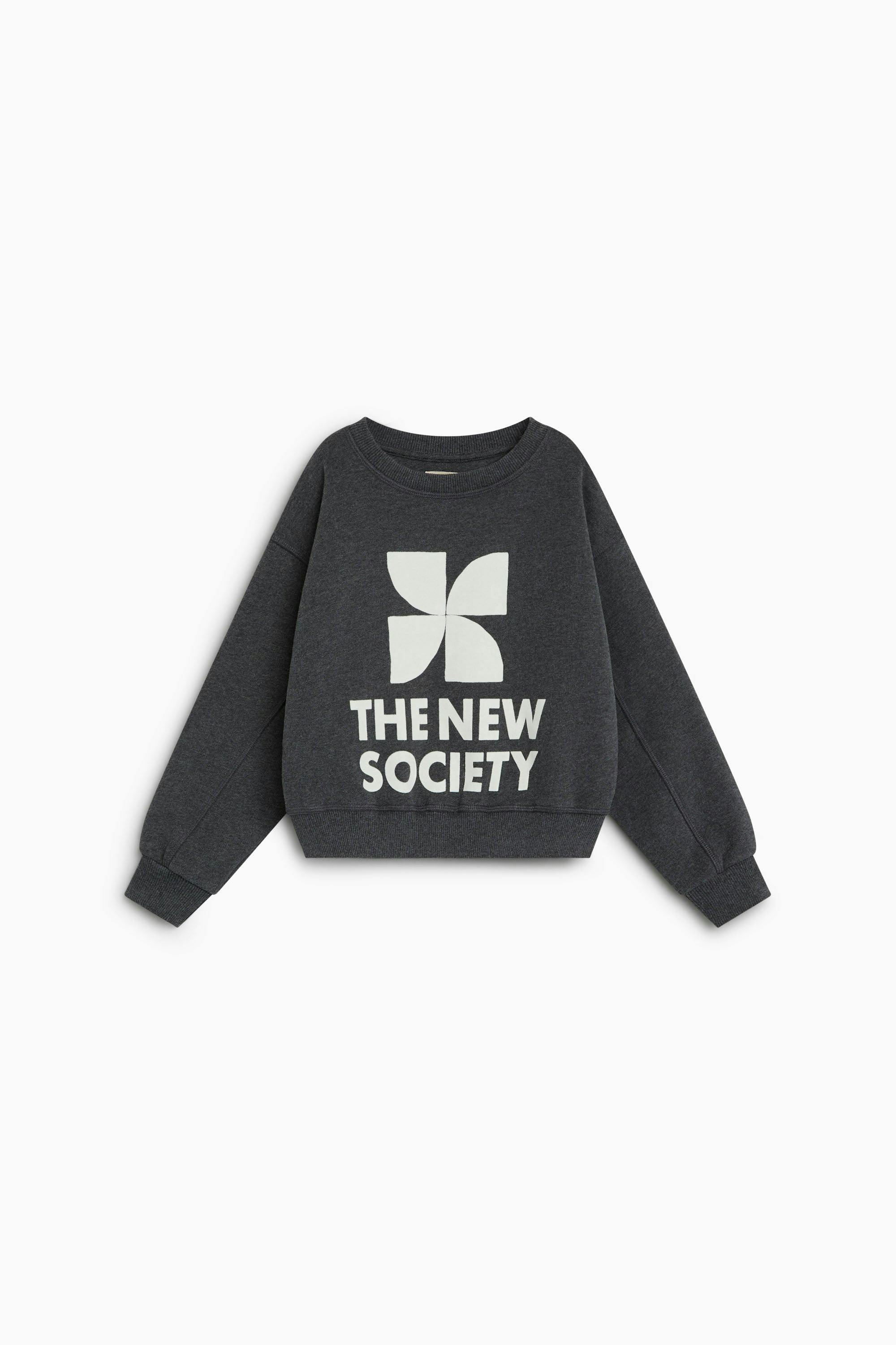 TNS Logo Sweatshirt Dark Grey Melange