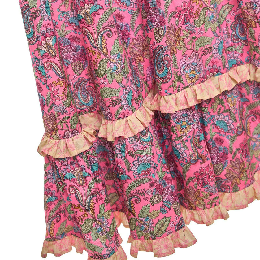 Girls Capri Dress – Cotton Voile & Tie Straps (Liberty)