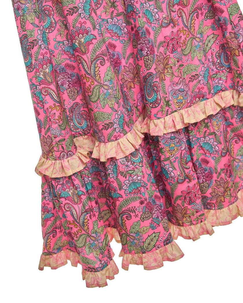 Girls Capri Dress – Cotton Voile & Tie Straps (Liberty)