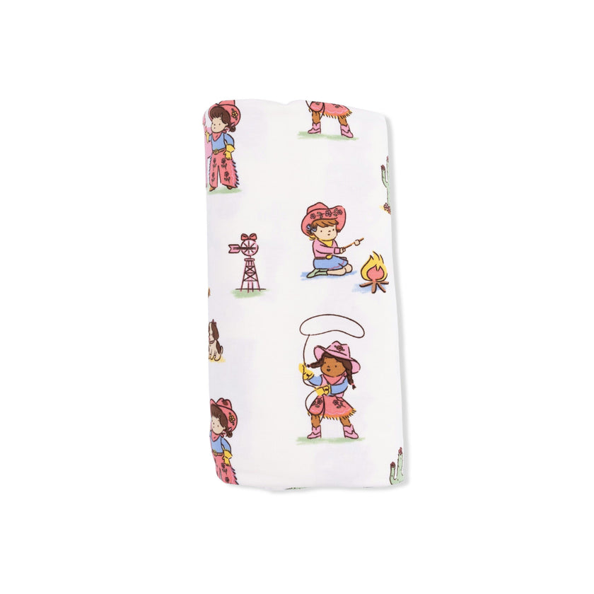 Vintage Cowgirls - Swaddle Blanket