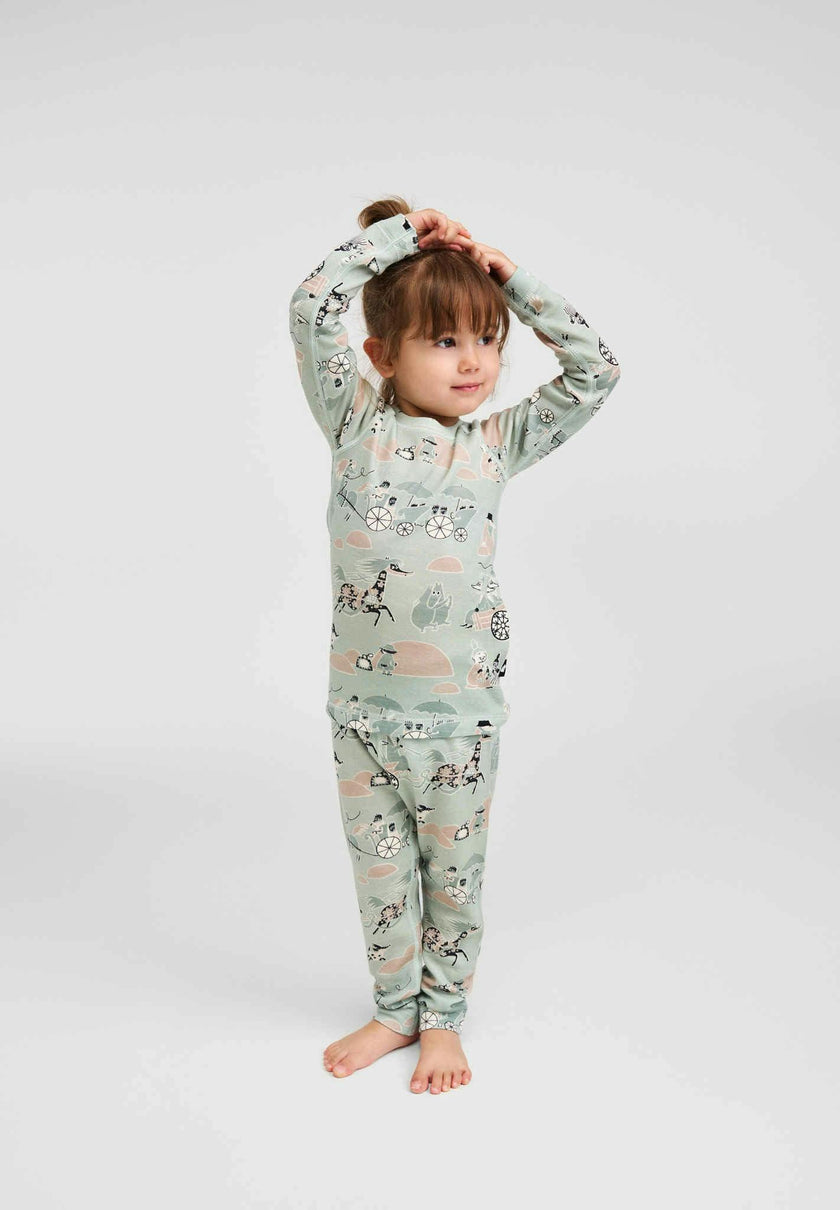 Moomin Trivsam - Toddler Merino Wool & Lyocell Base Layer Set