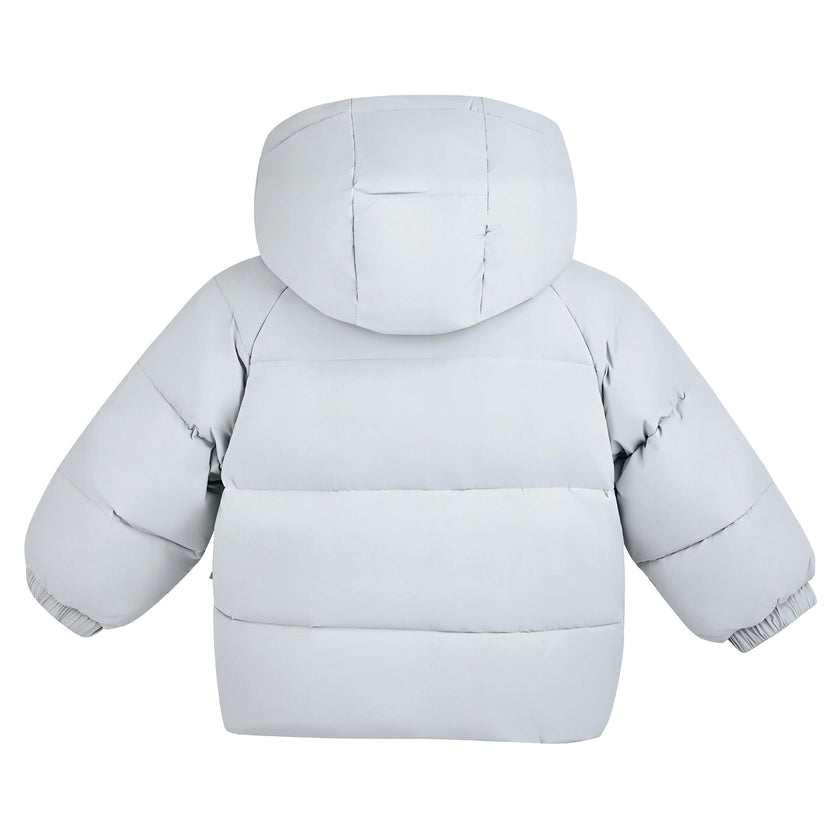 Blue Bow Puffer Jacket