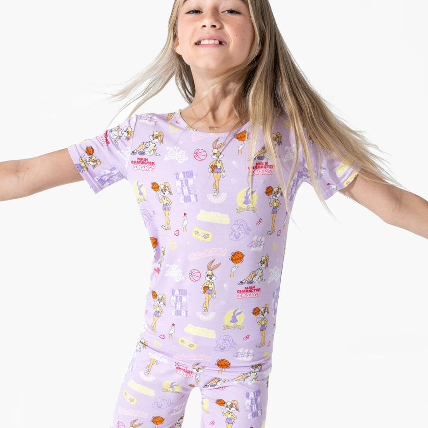 Lola Bunny Bamboo Kids Pajama Short Set