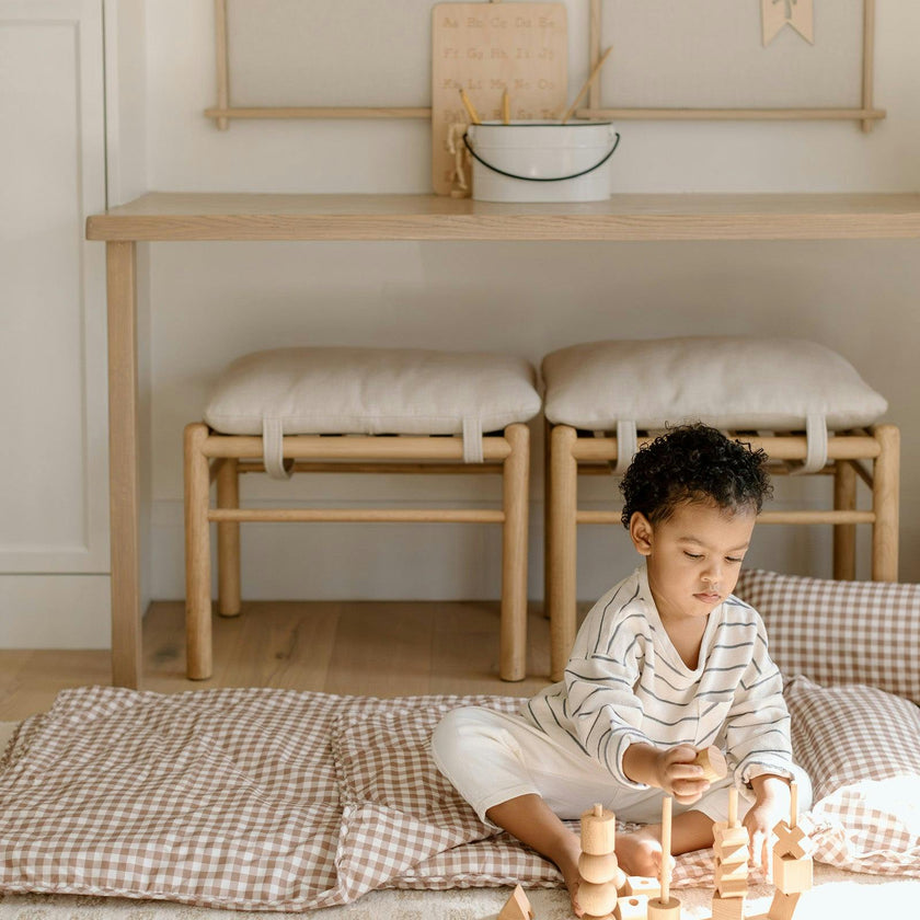 Organic Toddler Nap Roll-N-Rest Mat Set