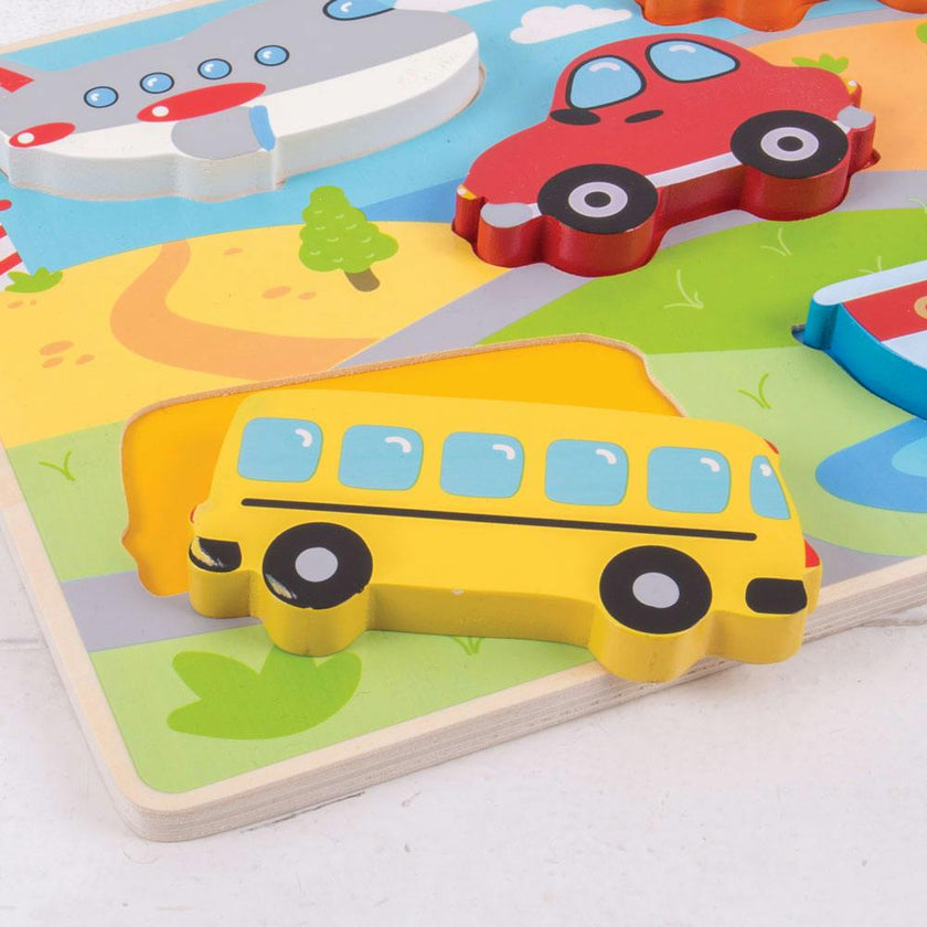 Chunky Lift Out Puzzle (Transport)