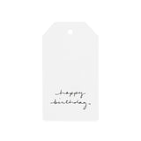 Birthday Script Gift Tags