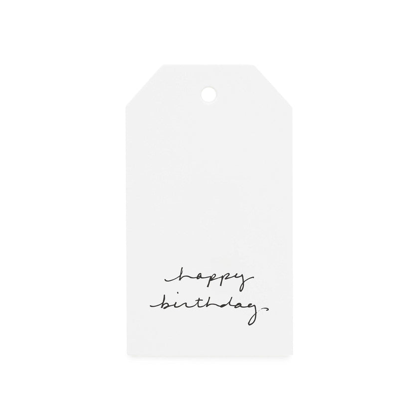 Birthday Script Gift Tags