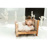 Scallop Stitch Blanket Light Maple