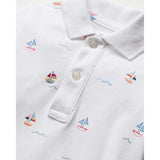 Baby's Pima Louis Play Romper in Bateau