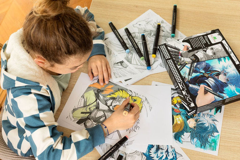 Manga - Layout And Markers Warrior Heroes - 10y+