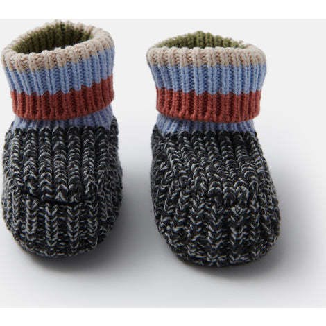 Chunky Ribbed Knit Anti-Grip Sole Slip-On Slippers