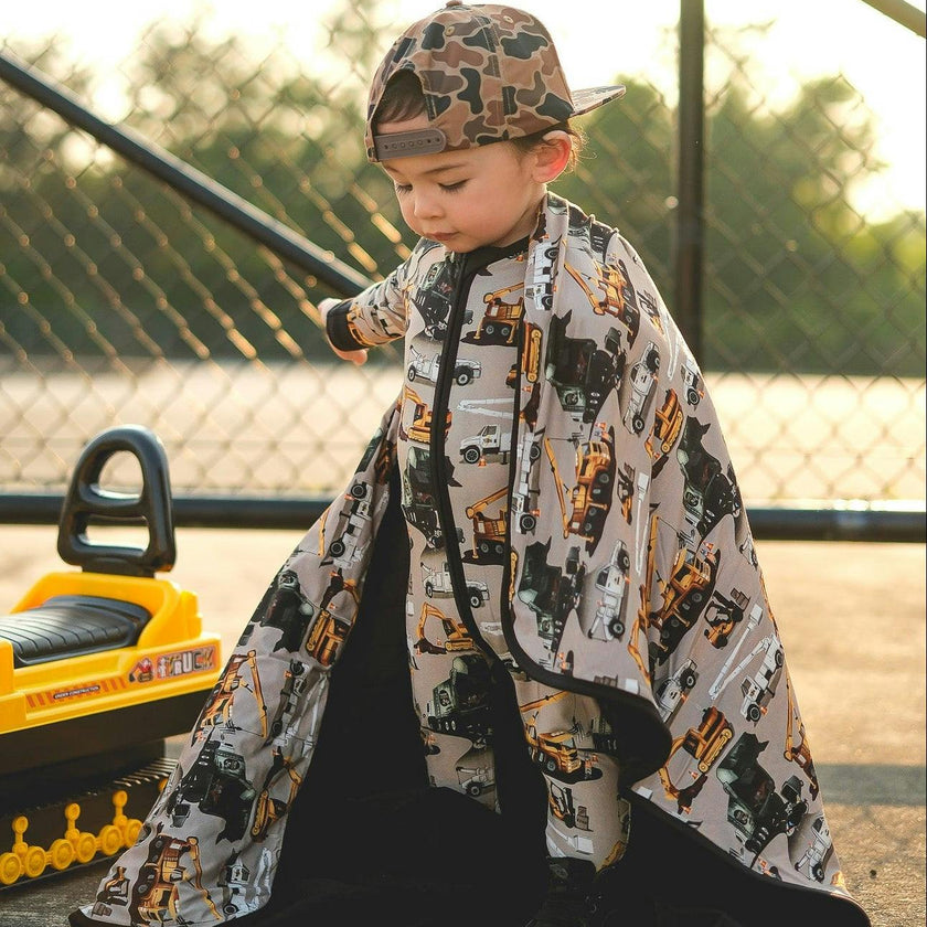 Work Hard, Play Hard Quilted Bamboo Blanket