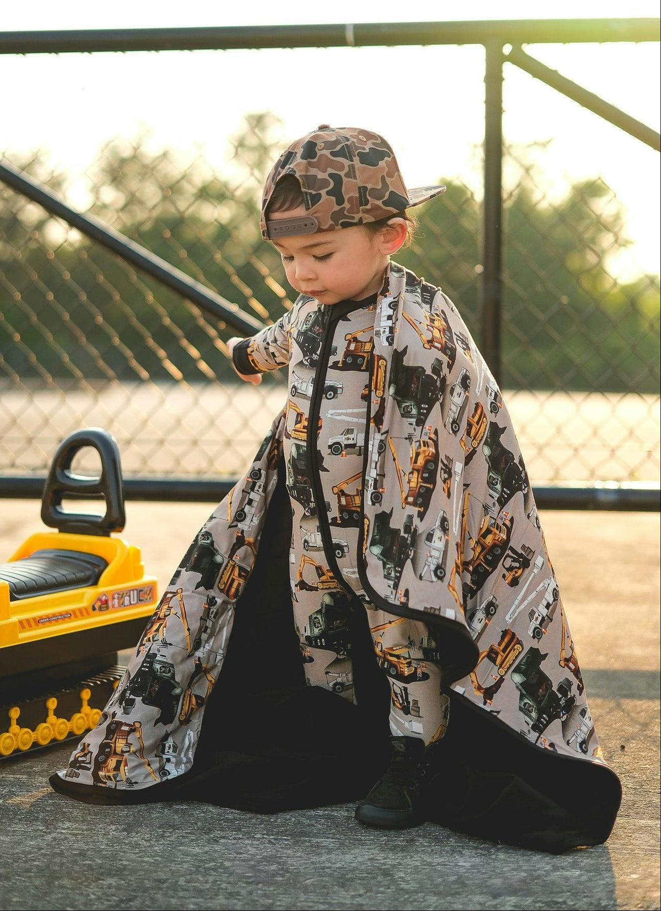 Work Hard, Play Hard Quilted Bamboo Blanket