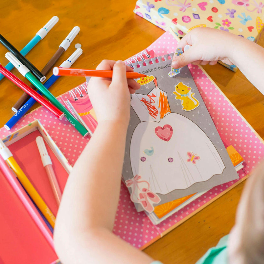Tribe: Coloring Set - Ballet - Activity Set w/ Stickers