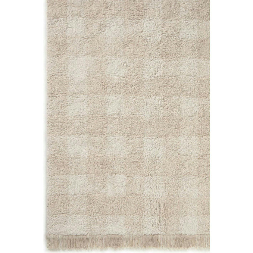 Washable Rug Vichy Ivory