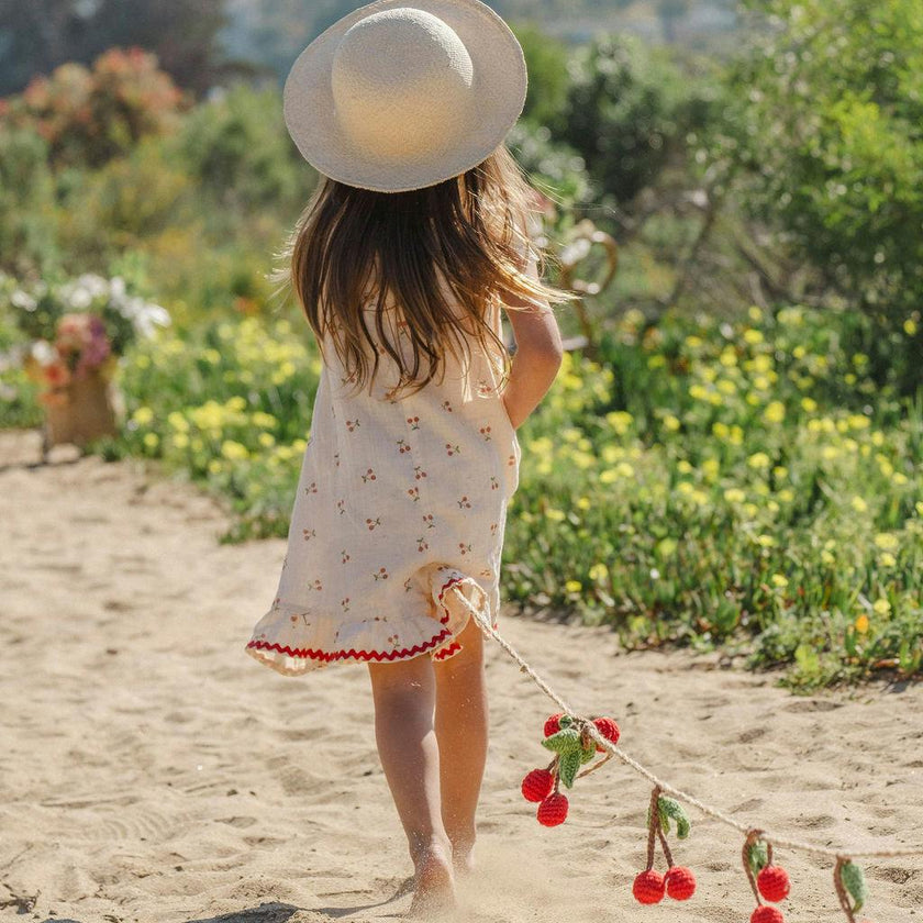 Isola Romper in Cherry
