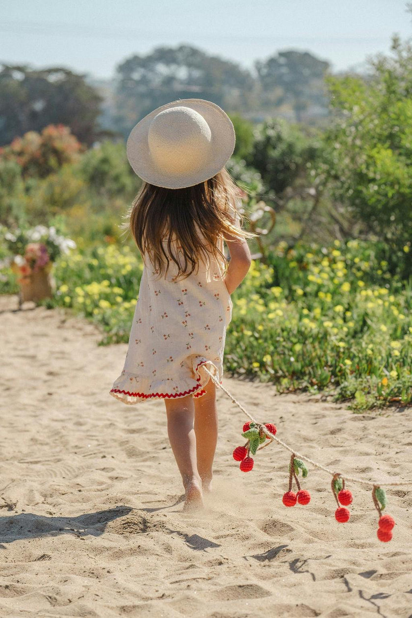 Isola Romper in Cherry
