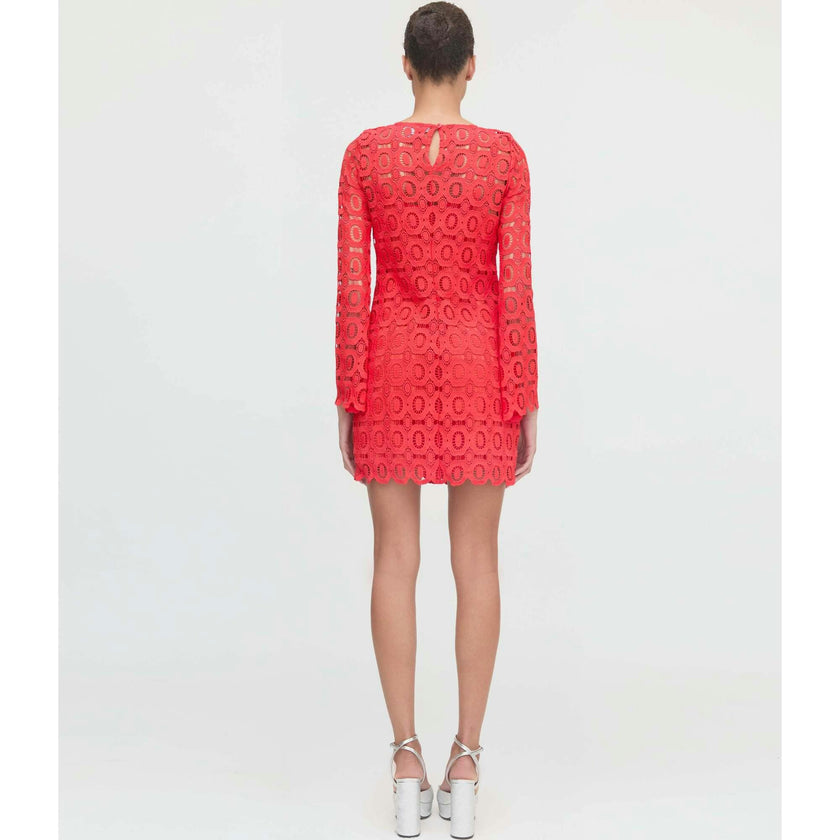 The Eliza Mini Dress - Poppy Lace