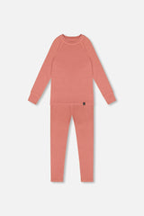 Merino Wool Base Layer Set Dusty Pink