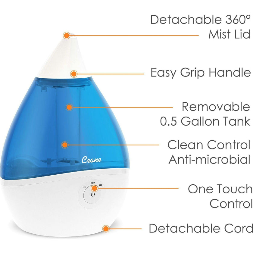 Droplet Ultrasonic Cool Mist Humidifier