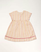 Lila Dress - Pink Strips print