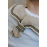 Sailor Style Collar- Cocoa Stripe
