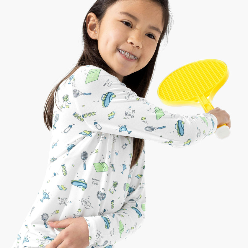 Tennis Bamboo Kids Pajamas