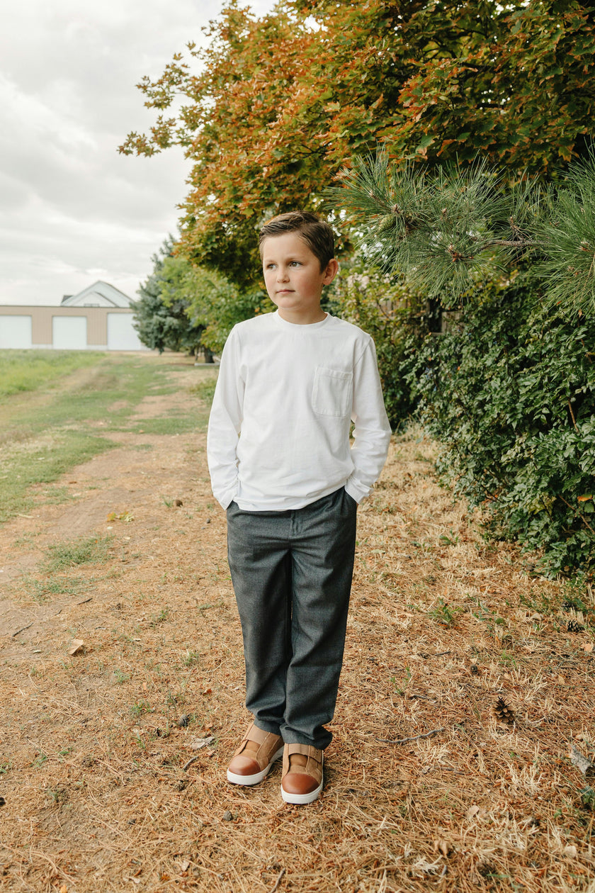Venice Organic Pocket Tee For Boys & Toddlers