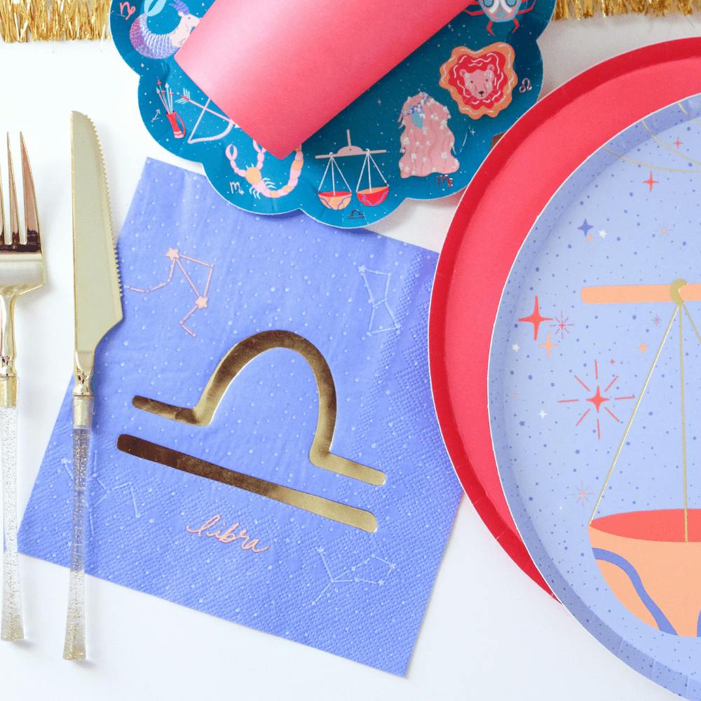 Zodiac Libra Large Napkins
