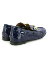 Teresa Buckle - navy blue patent