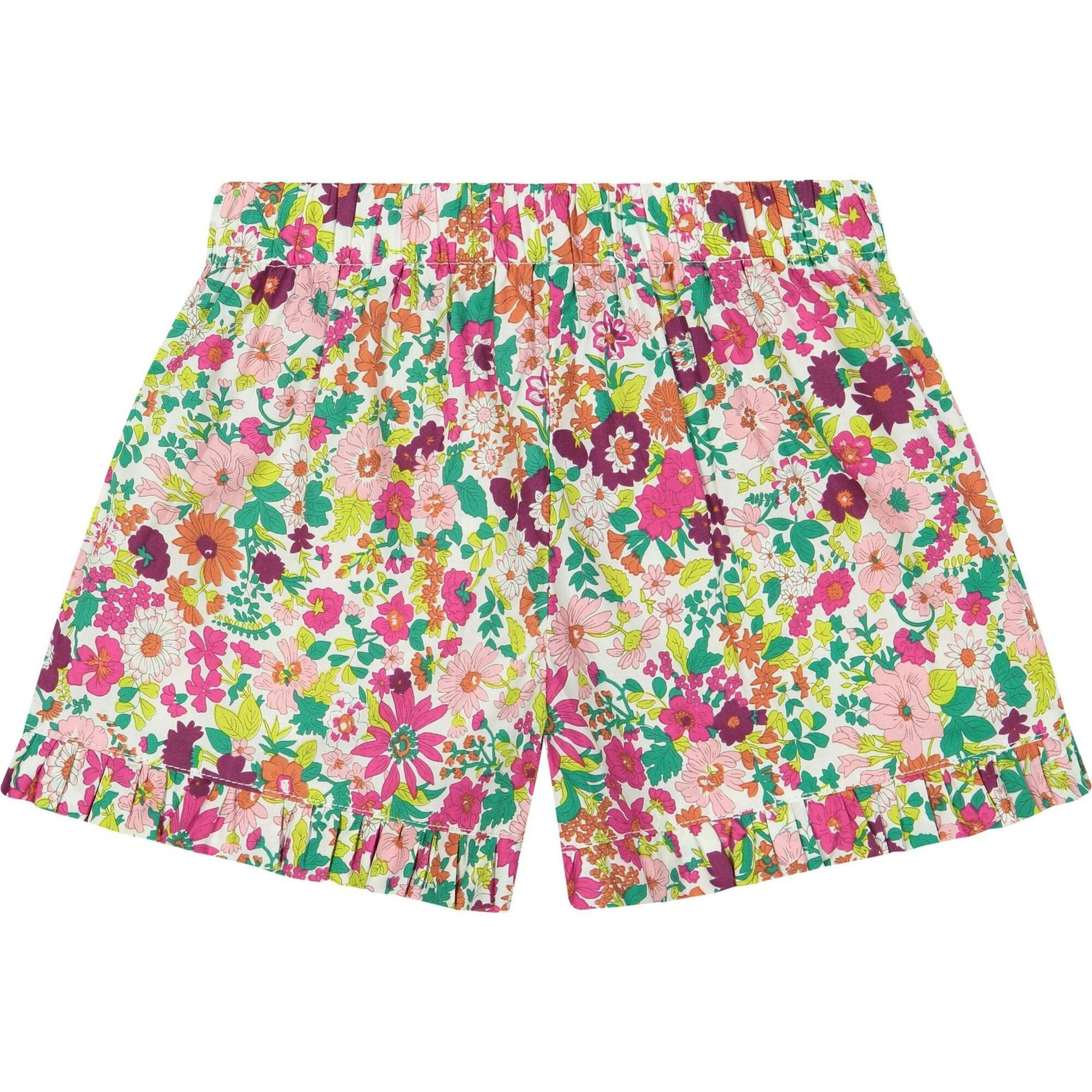 Lee Lee Ruffle Shorts, Florals