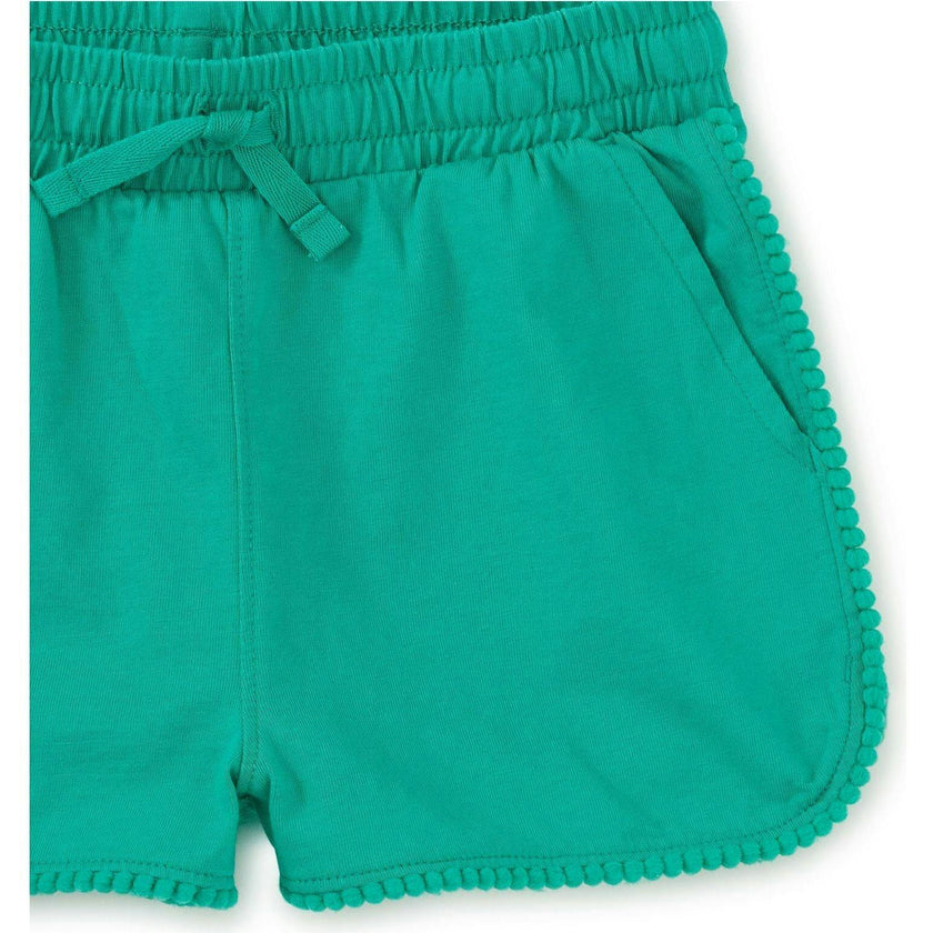 Pom-Pom Gym Shorts, Green