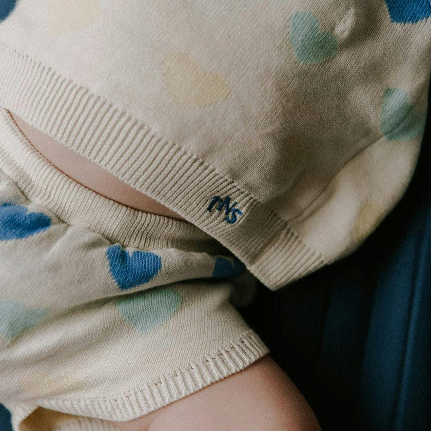 Pinpilin Baby Jumper Multicolor Hearts