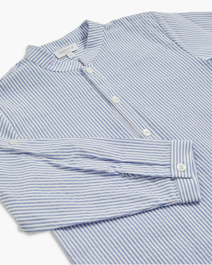 Pereprine Shirt Blue Seersucker