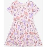 Erica Ruffled Twirl Dress