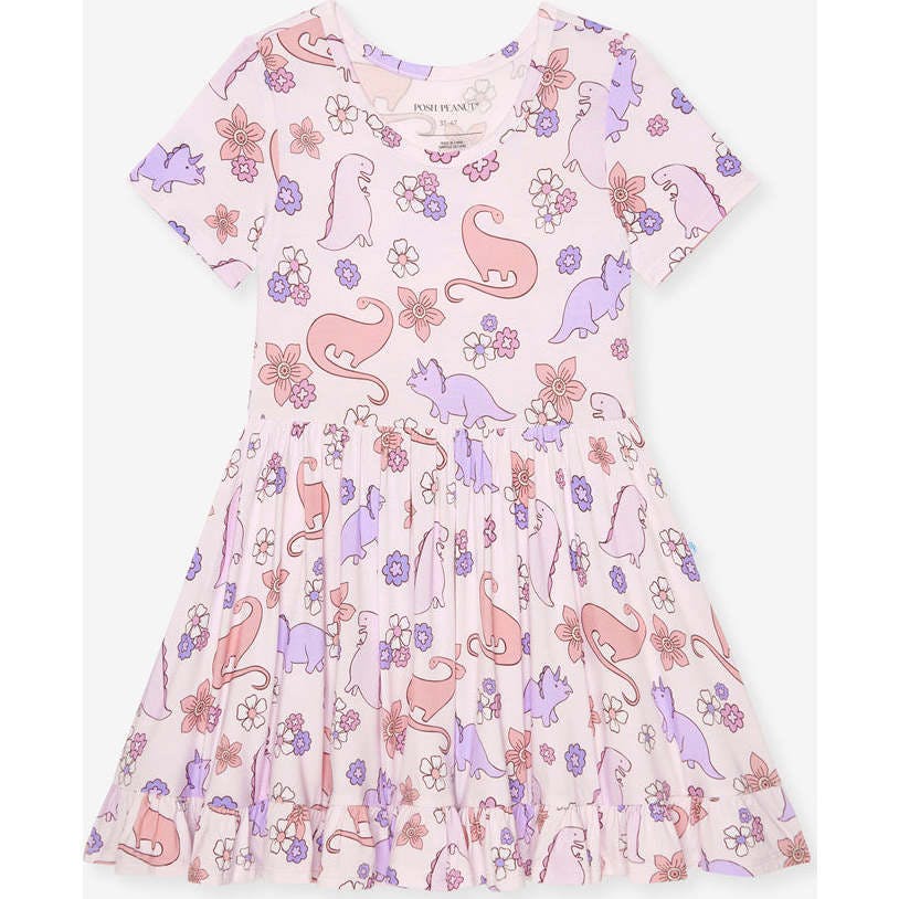 Erica Ruffled Twirl Dress