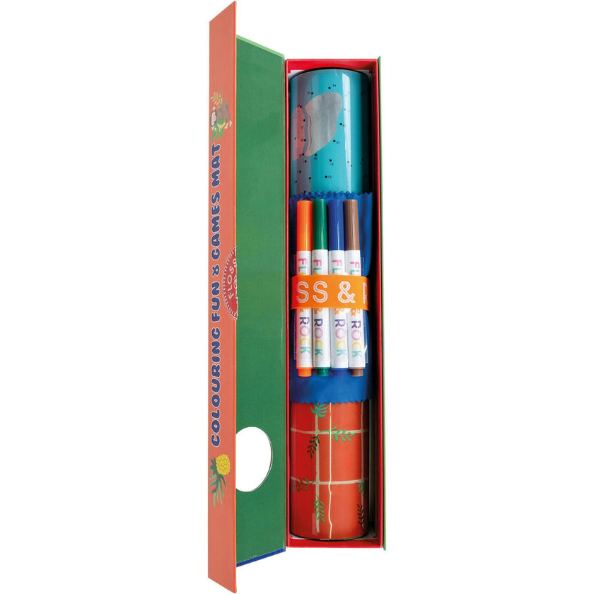 Jungle Colouring Fun and Games Mat